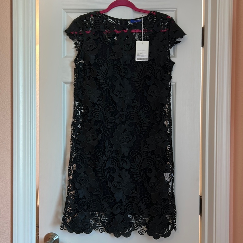 Winser London Black Lace Dress